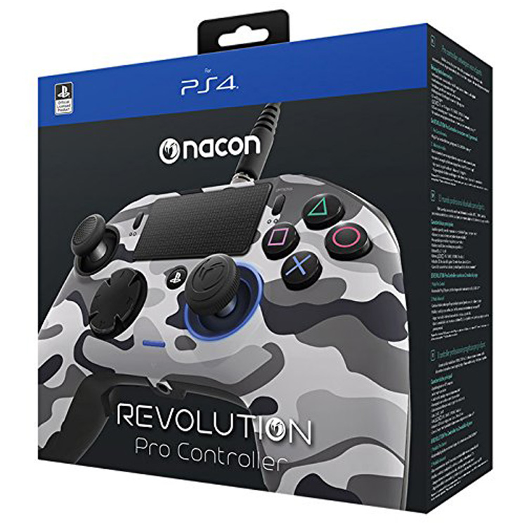 NACON Revolution PRO Controller Gamepad - Grey Camo - PS4